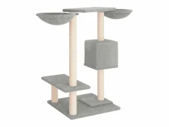 Rascador para gatos con postes claro 82 cm^Clicnbuy Outlet