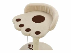 Clicnbuy Juego De Animales|Rascador para gatos con poste de sisal 40 cm y marrón
