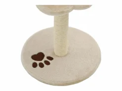 Clicnbuy Juego De Animales|Rascador para gatos con poste de sisal 40 cm y marrón