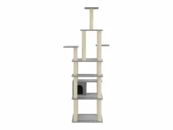 Rascador para gatos con postes de sisal claro 183 cm^Clicnbuy New
