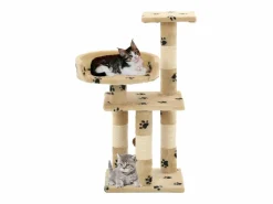 Clicnbuy Juego De Animales|Rascador para gatos poste de sisal 65 cm huellas