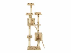 Juego De Animales|Rascador para gatos poste de sisal 170 cm huellas ES921055