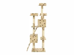 Juego De Animales|Rascador para gatos poste de sisal 170 cm huellas ES921055