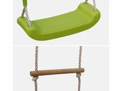 Área de juegos columpios, escalera de cuerda^Sweeek Outlet