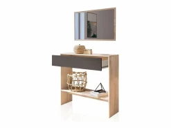 duehome Perchero|Recibidor Aros Tofe - Gris Grafito