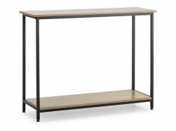 Recibidor Chloe con 1 Estante Inferior, Color Roble/Negro^VS Venta-stock Outlet