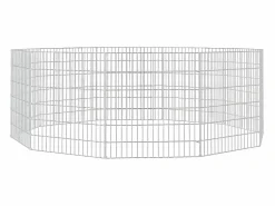 Transportín De Paseo Para Animales|Recinto animales corral 10 paneles hierro galvanizado 54x60 cm ES540616