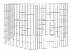 Transportín De Paseo Para Animales|Recinto animales corral 6 paneles hierro galvanizado 54x60 cm ES864964
