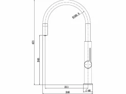 Reflet mezclador para fregadero metalizado^Essebagno