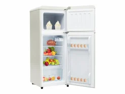 Refrigerador retro de 92 litros con 2 puertas e iluminación LED - -27 °C a 13 °C - antiguo^Hauss Spole Online