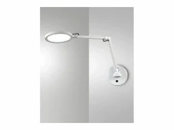 Regina - Lámpara de pared redonda ajustable Fabas Luce - Aplique LED regulable de 9 W con CCT (3000 K, 4000 K, 5000 K, 6000 K) -^ Clearance