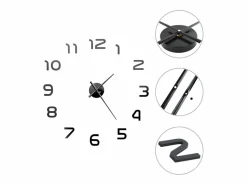 Reloj De Pared|Reloj 3D de pared con diseño moderno 100 cm XXL ES398675