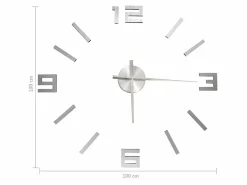 Reloj 3D de pared con diseño moderno 100 cm XXL ES459173^ Clearance
