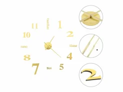 Reloj 3D de pared con diseño moderno 100 cm XXL ES897079^ Clearance