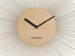 KARLSSON Reloj de metal Peony 45 cm Dorado Clearance