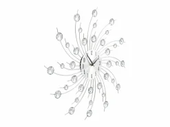 Reloj de pared con movimiento de cuarzo 50 cm ES855022 Plateado Clearance