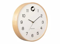 KARLSSON Reloj de pared Cuco Natural - - Ø31,5cm Blanco Best