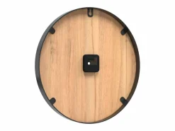 Reloj de pared de hierro y madera de ingeniería marrón Ø39 cm ES318995 Marru00f3n Best