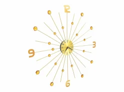 Reloj de pared de metal 70 cm ES475332 Dorado