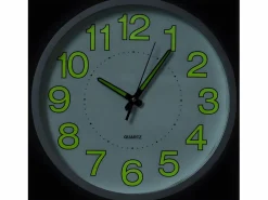 Reloj de pared luminoso 30 cm ES366110 Blanco New