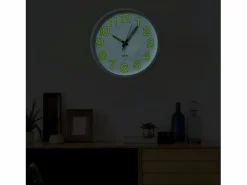 Reloj de pared luminoso 30 cm ES366110 Blanco New