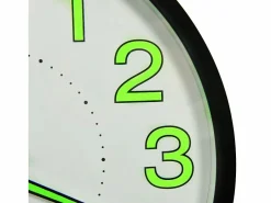 Reloj de pared luminoso 30 cm ES599051 Negro Online