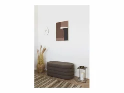 Reloj de pared orgánico de Viena, cemento blanquecino, 28 x 33 cm^House Nordic Outlet