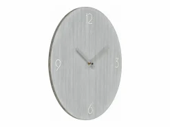 ebuy24 Reloj de pared Ravenna claro, movimiento silencioso, Ø 40 Gris Clearance