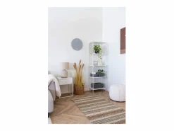 ebuy24 Reloj de pared Ravenna claro, movimiento silencioso, Ø 40 Gris Clearance