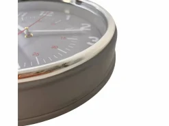 Reloj de pared Second plata/gris Ø29 cm Plateado Discount