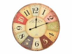 Reloj De Pared|Reloj de pared vintage colorido 60 cm ES169708