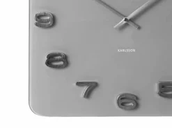 KARLSSON Reloj De Pared|Reloj de pared vintage cuadrado -
