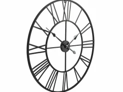 Reloj de pared vintage movimiento cuarzo metal 80 cm XXL ES400434^ Hot