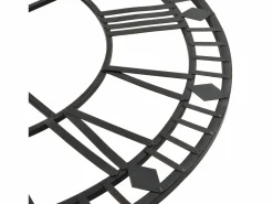 Reloj de pared vintage movimiento cuarzo metal 60 cm XXL ES885500 Negro Online
