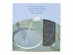 Reloj de sol en esquisto^ESSCHERT DESIGN Online