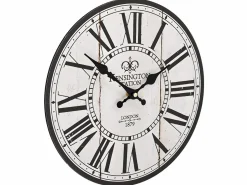 Reloj vintage de pared London 30 cm ES223219 Blanco Outlet