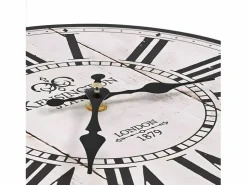 Reloj vintage de pared London 30 cm ES223219 Blanco Outlet
