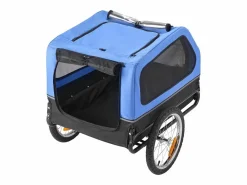 Remolque bicicleta SucceBuy para Perro, Carga 40 kg, Porta Animales de Compañía de Bicicletas, Marco Plegable Fácil con Rueda a Liberación Rápida, Reflector^ Discount