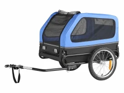 Remolque bicicleta SucceBuy para Perro, Carga 40 kg, Porta Animales de Compañía de Bicicletas, Marco Plegable Fácil con Rueda a Liberación Rápida, Reflector^ Discount