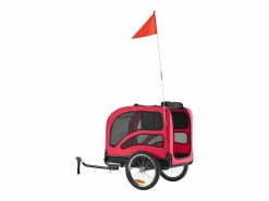 Transportín De Paseo Para Animales|Remolque bicicleta SucceBuy para Perro, Carga 45 kg, Porta Animales de Compañía de Bicicletas, Marco Plegable Fácil con Rueda a Liberación Rápida, Reflector
