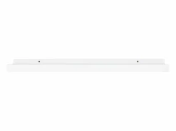 Repisa para marcos de fotos 2 uds MDF 60x9x3 cm ES908296 Blanco Outlet
