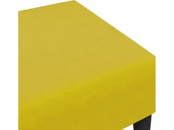 Reposapiés 77x55x31 cm terciopelo Amarillo New