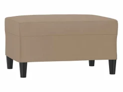 Reposapiés Cappuccino 70x55x41 cm Piel Sintética Marru00f3n Hot