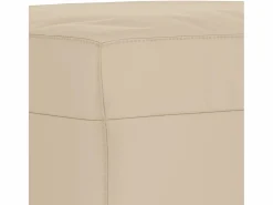 Reposapiés 70x55x41 cm Tejido Microfibra Crema Outlet