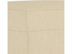 Reposapiés 60x50x41 cm Tela Crema Discount