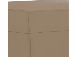 Reposapiés|Reposapiés de cuero sintético color capuchino 70x55x41 cm ES636968