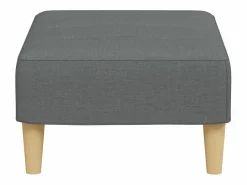 Reposapiés de tela oscuro 77x55x31 cm Gris Sale