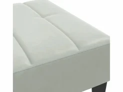 Reposapiés claro 77x55x31 cm terciopelo^ Discount