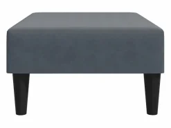 Reposapiés|Reposapiés oscuro 77x55x31 cm terciopelo