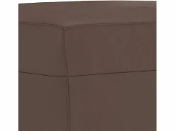 Reposapiés marrón 70x55x41 cm Piel sintética^ Discount